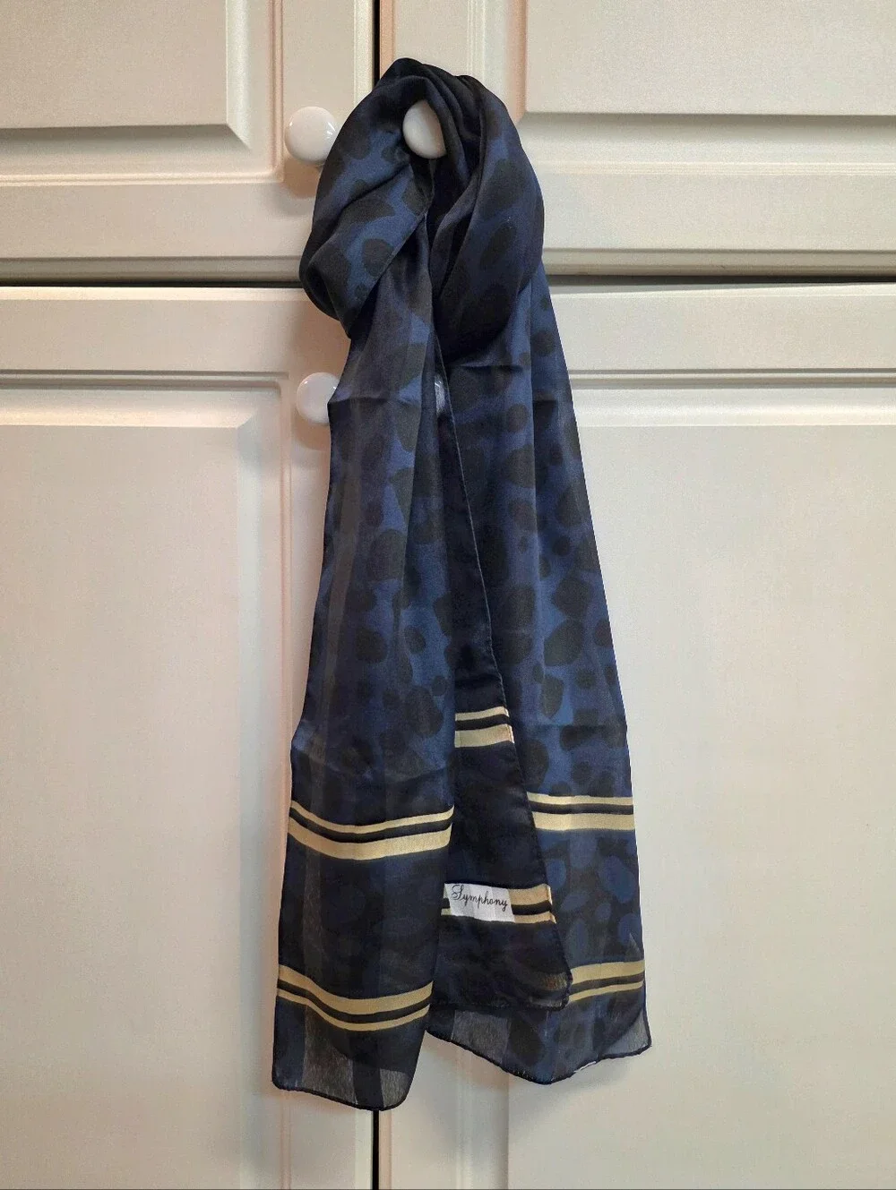 Symphony Polyester Animal Print Oblong Scarf